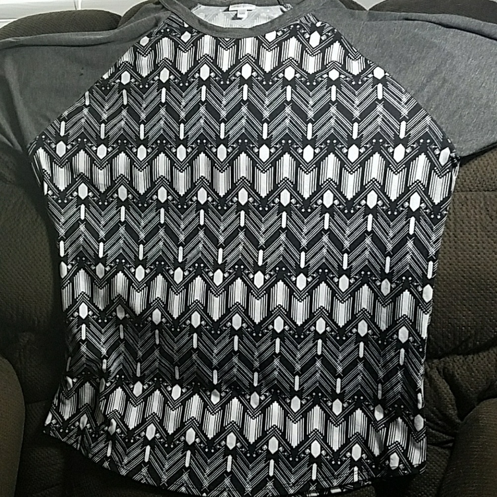 Lularoe Randy 3xl black, white, gray