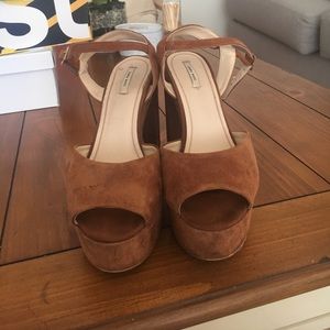 Zara Chunky Platform Sandals
