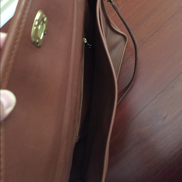 Vintage Coach leather brief in brown - Picture 2 of 3