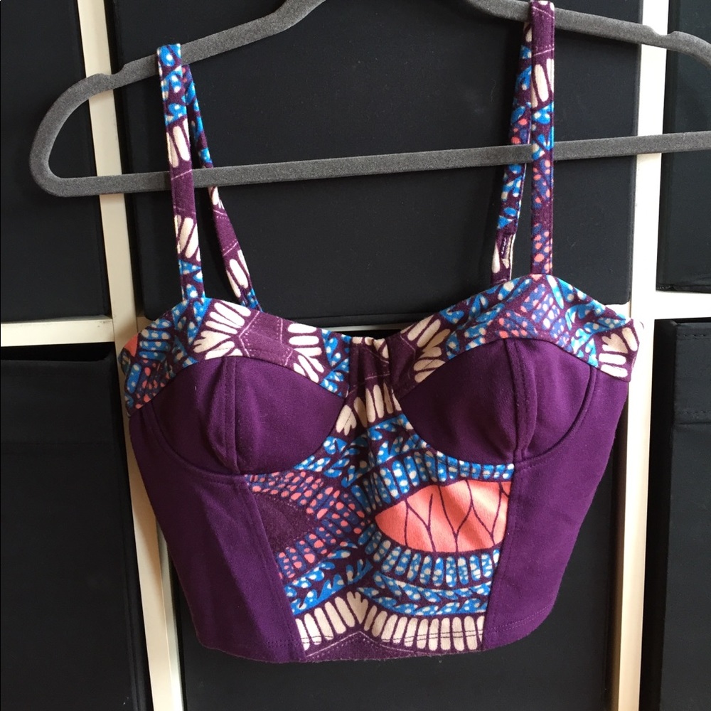 Silence and Noise cropped rave shirt