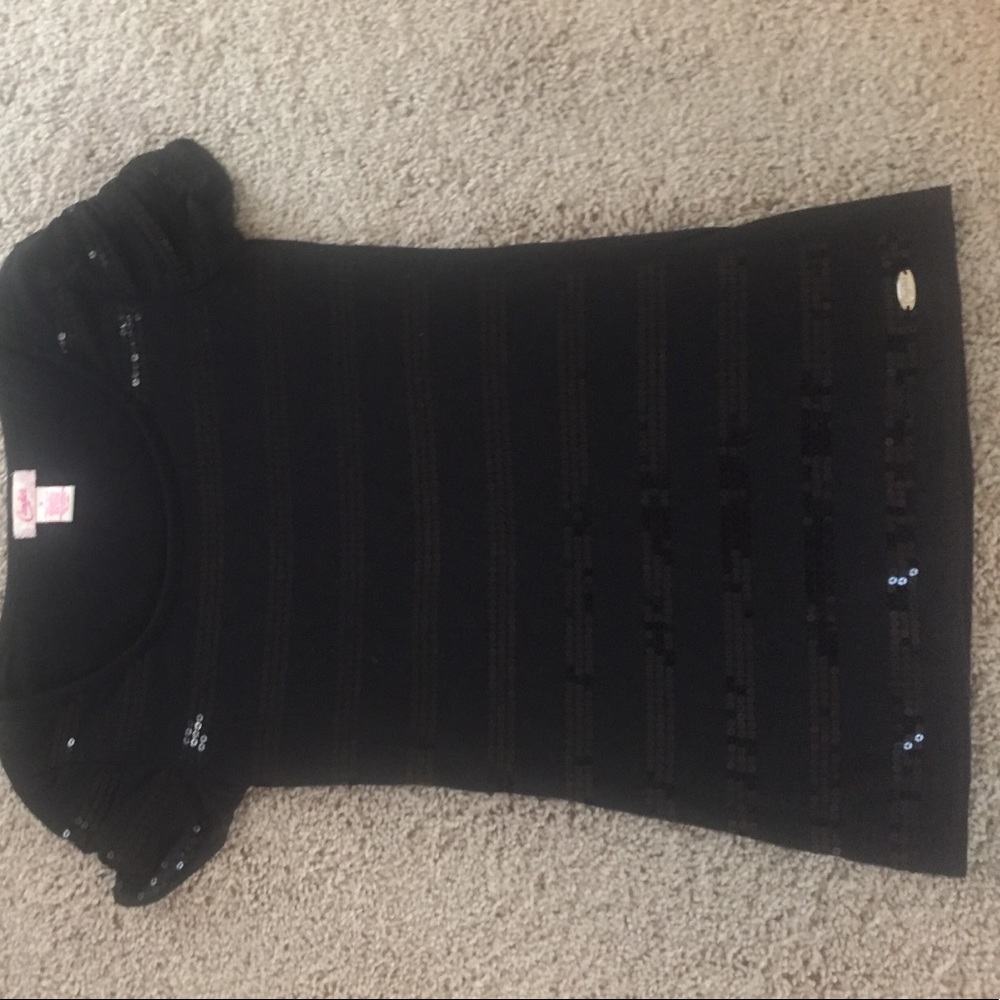 Dressy black tee