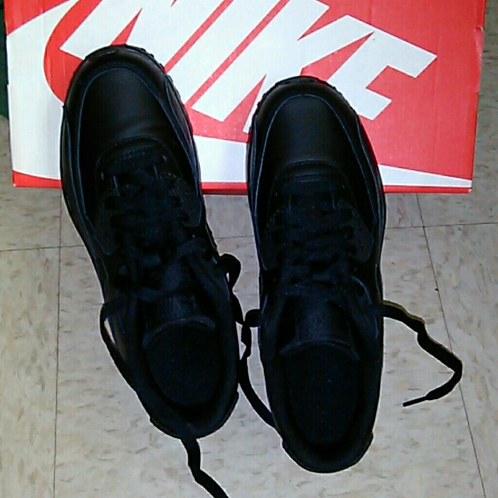 Tennis shoes slightly worn