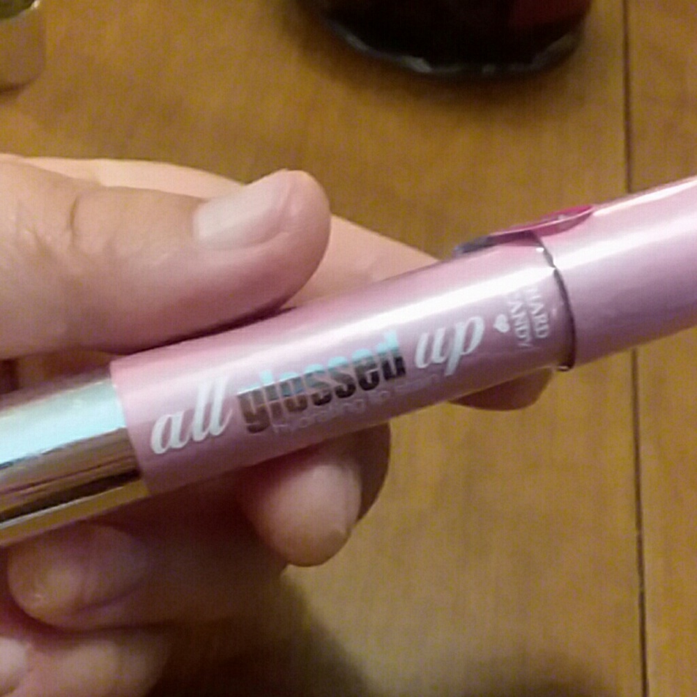 All glossed up lip gloss