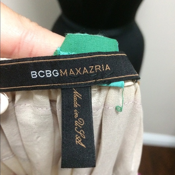 BCBG Maxazria strapless multi color dress - Picture 5 of 5