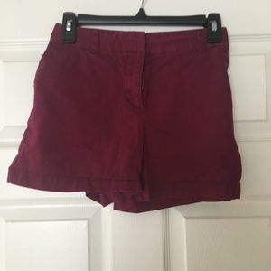 Loft Size 6 Maroon Shorts