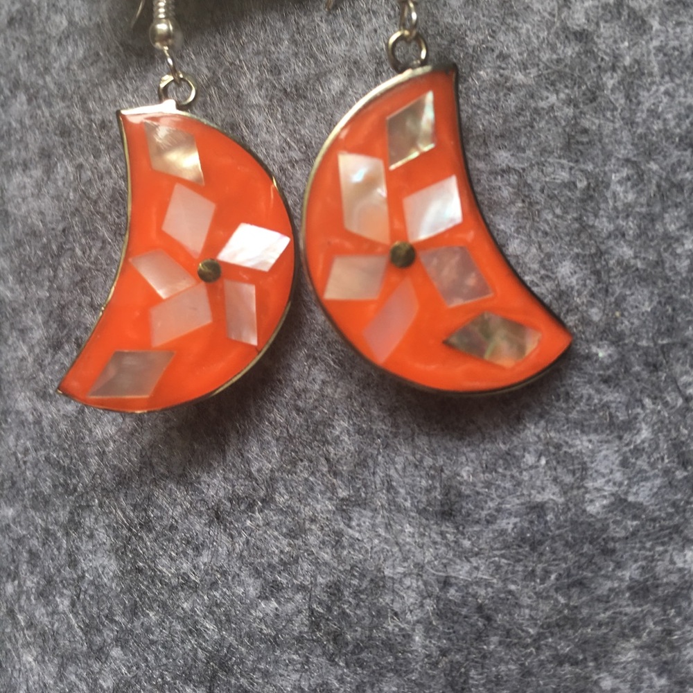 Half moon earrings