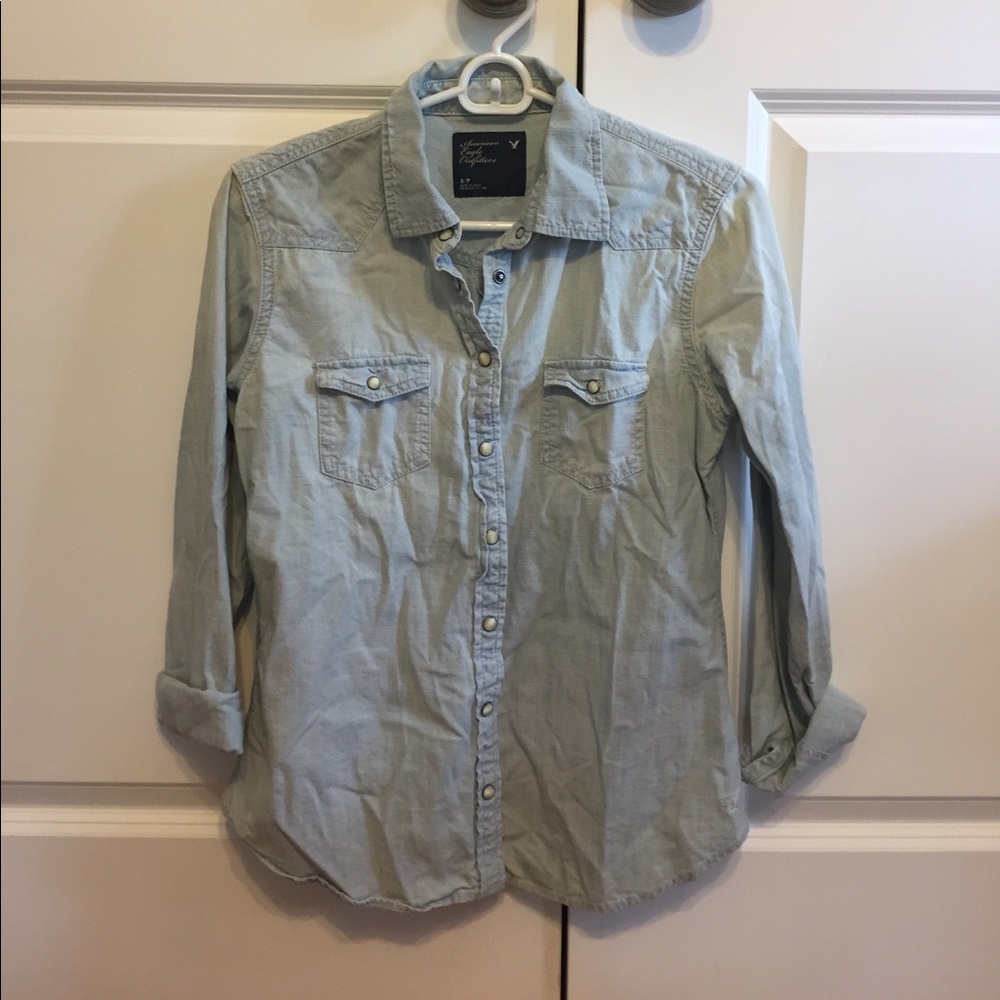 American Eagle Chambray Shirt