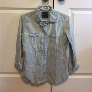 American Eagle Chambray Shirt