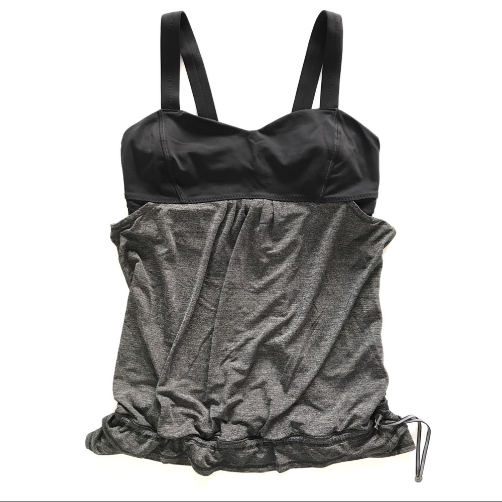 LIKE NEW! LULULEMON Back on Track tank with Bra