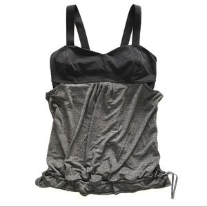 LIKE NEW! LULULEMON Back on Track tank with Bra