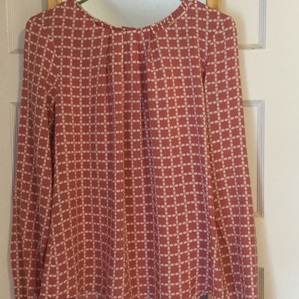Sunny Girl coral blouse. NWT.