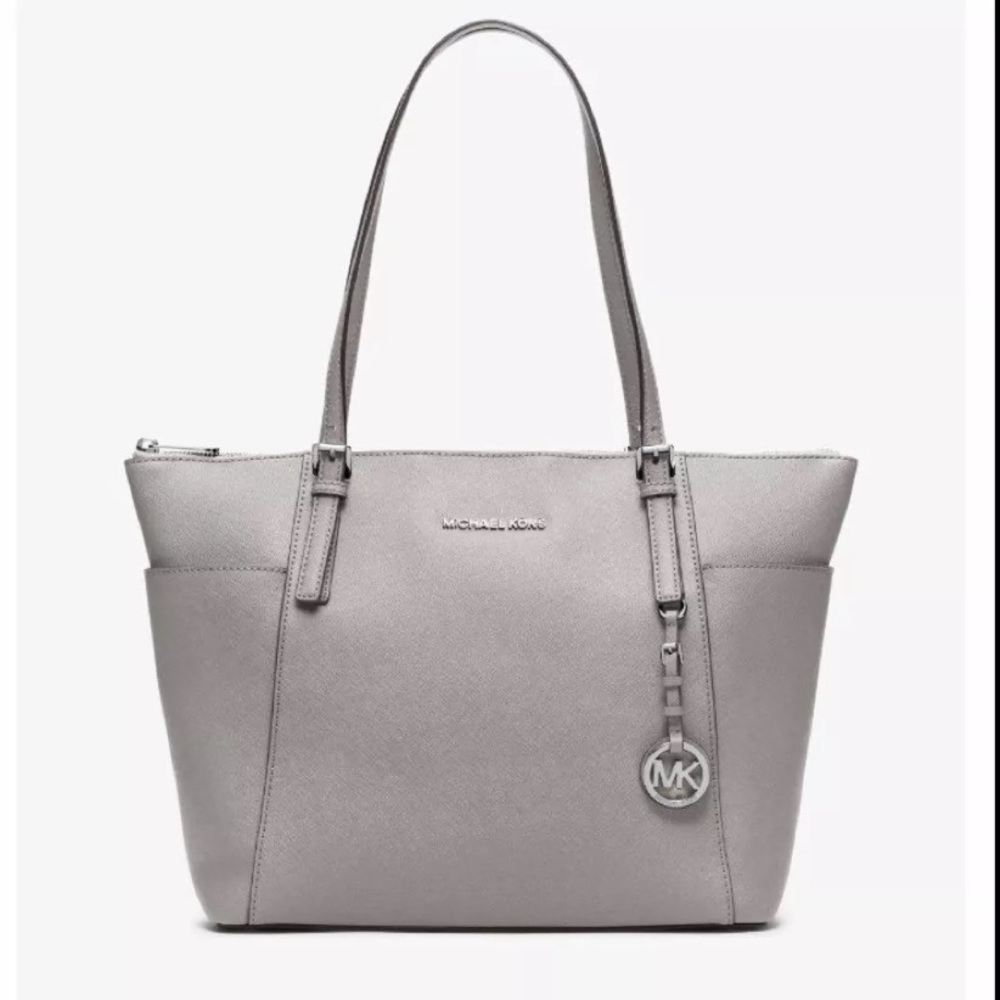 Michael Kors Large Grey Jet Tote