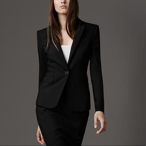 burberry black blazer