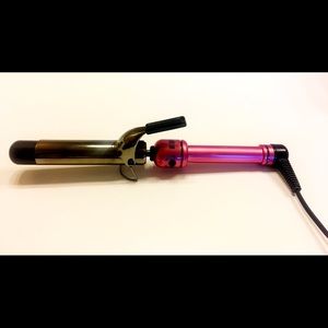 Hot Tools Titanium 1.25" Curling Iron, Pink