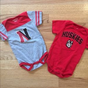 Northeastern University 3 month baby onesies