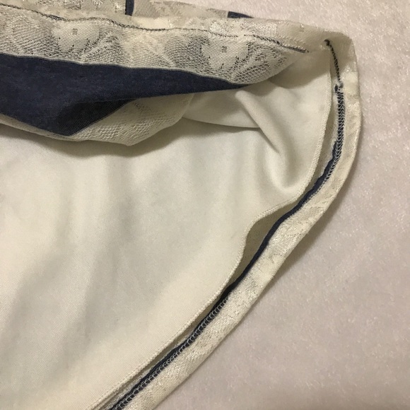 ❌SOLD❌ PM EDITOR PICK- White/Blue Lace Dress - Picture 5 of 8