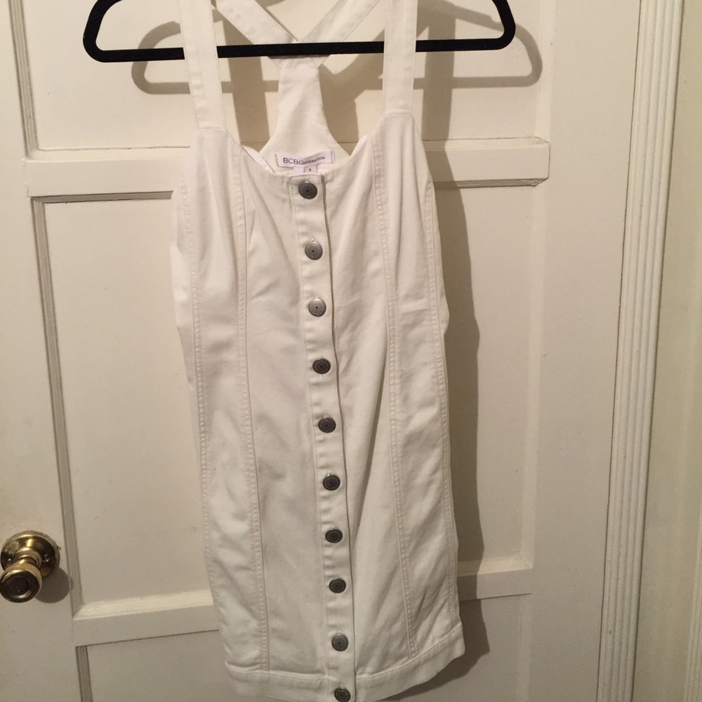 NWT BCBGeneration White Button Up Dress