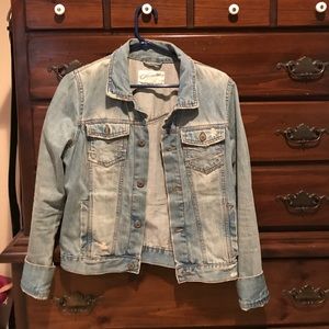 Distressed Jean Jacket