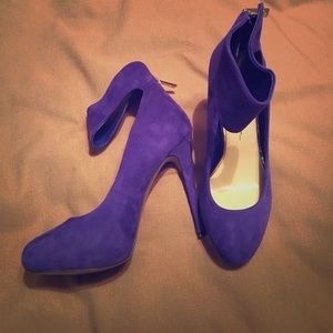 Blue Jessica Simpson platforms