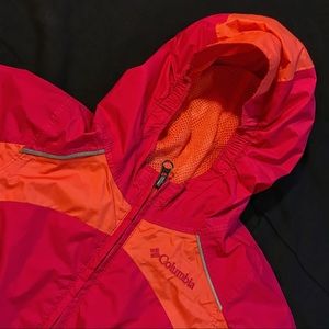 Pink/Orange Columbia Lightweight Jacket - 12 M