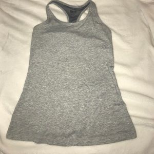 gray nike workout tank