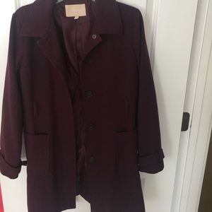 Trench coat (plum)