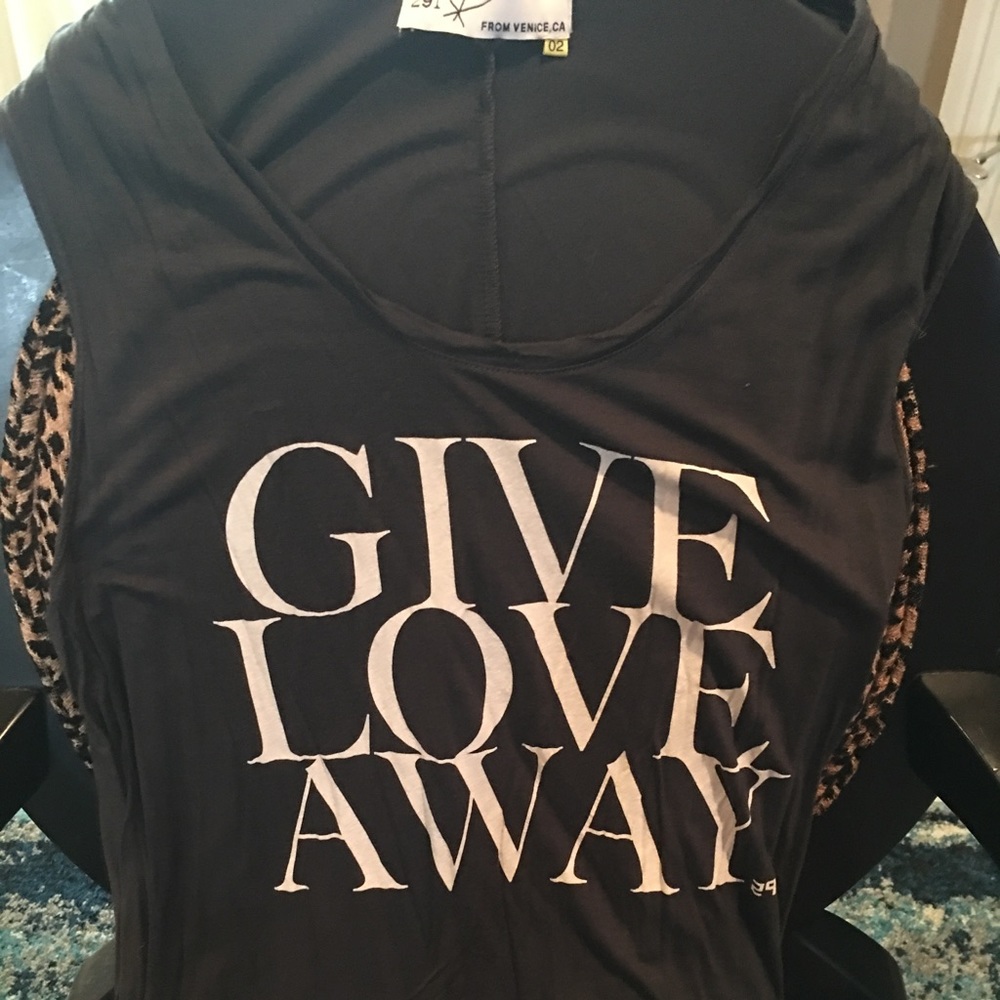 Charcoal tuxedo tank top from 291 from Venice