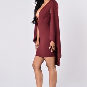 Maroon dress