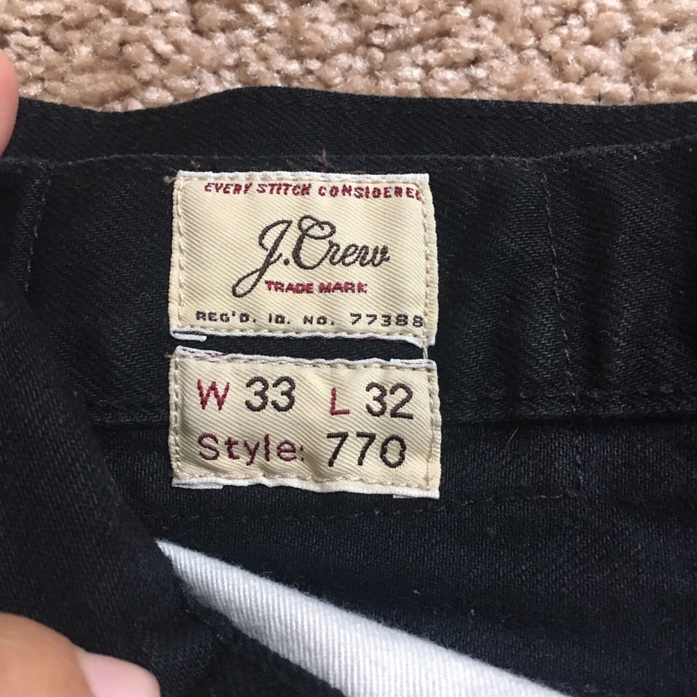 Men's J Crew slip jeans