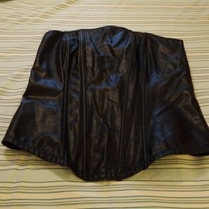 Faux leather corset (Size 14/16)