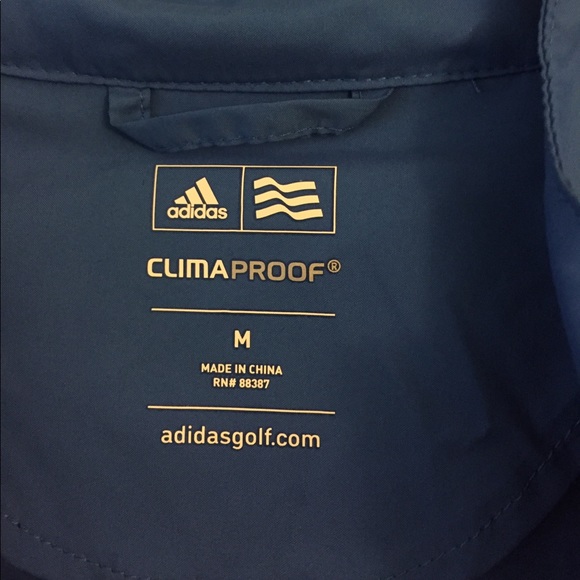 NWOT Adidas tennis blue wind breaker - Picture 2 of 5