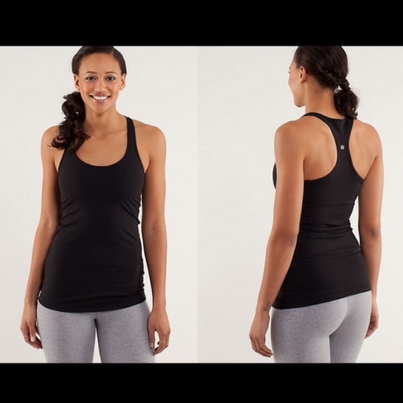 lululemon athletica Tops - Lululemon Athletica Black Racerback Tank