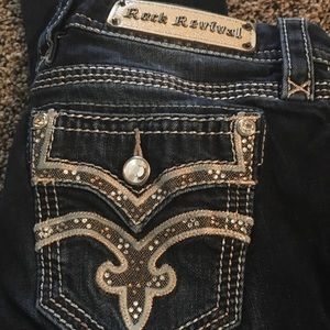 Rock revival skinny jeans.