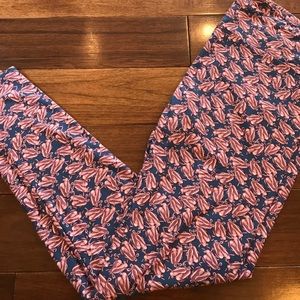 LuLaRoe Ballet Shoes Tall and Curvy Leggings