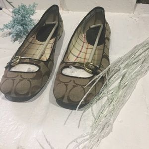 Coach Brown Flats Size 7.5