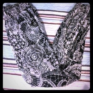 Patterned Harem Pants