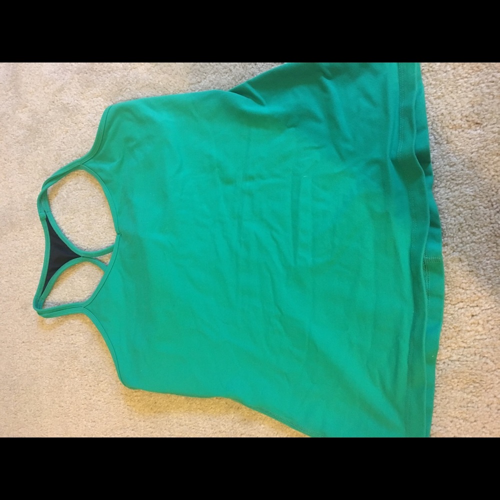 Green Reese tank top