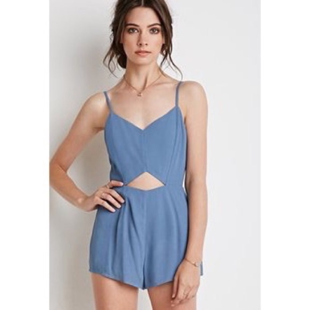 Forever 21 Waist Cut Out Romper