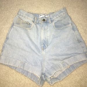American Apparel high waisted shorts