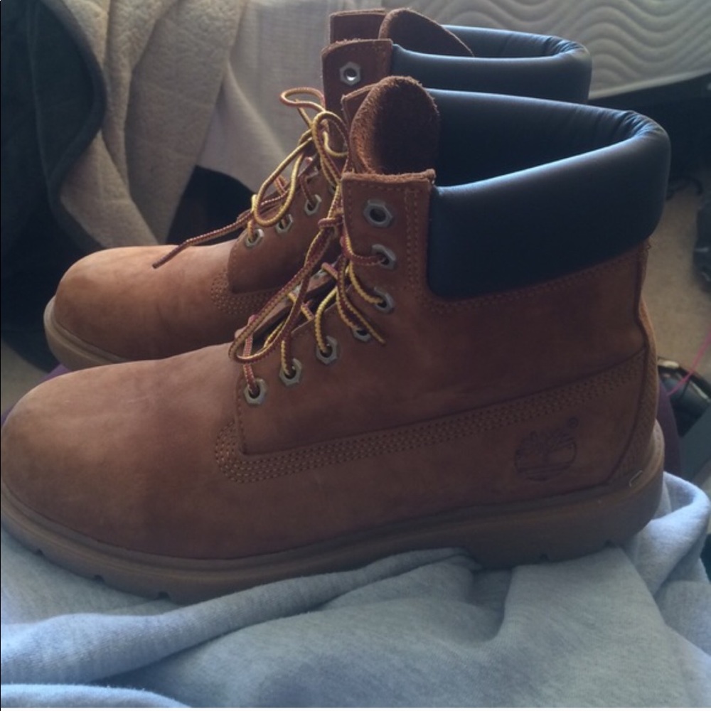 Chocolate Timberland boots