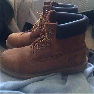 Chocolate Timberland boots