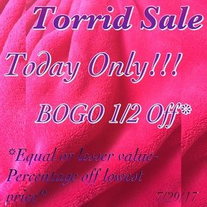 READ BEFORE PURCHASING - TORRID ON SALE EXTENDED!!