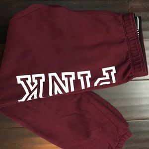 PINK Cropped sweats