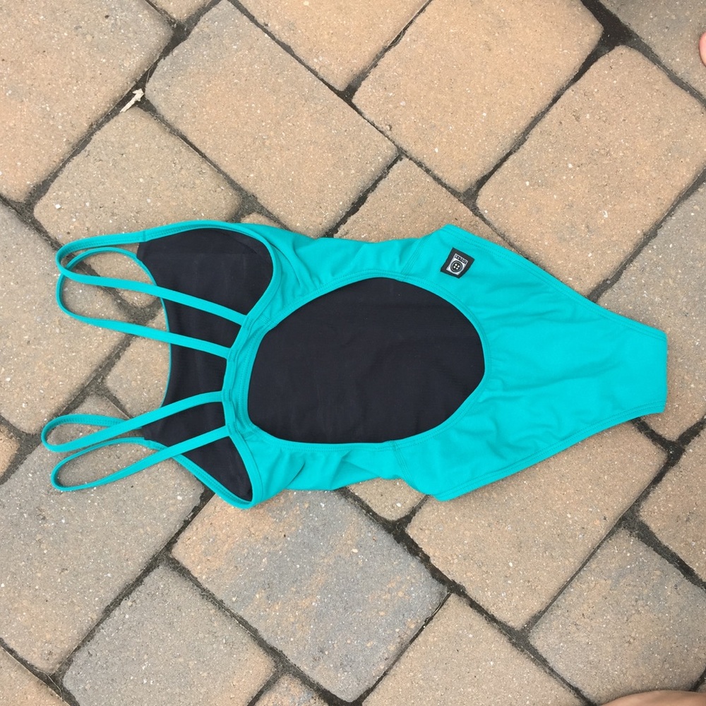 *SOLD Jolyn Ash2 Fixed-back Onesie; Ocean; size 28
