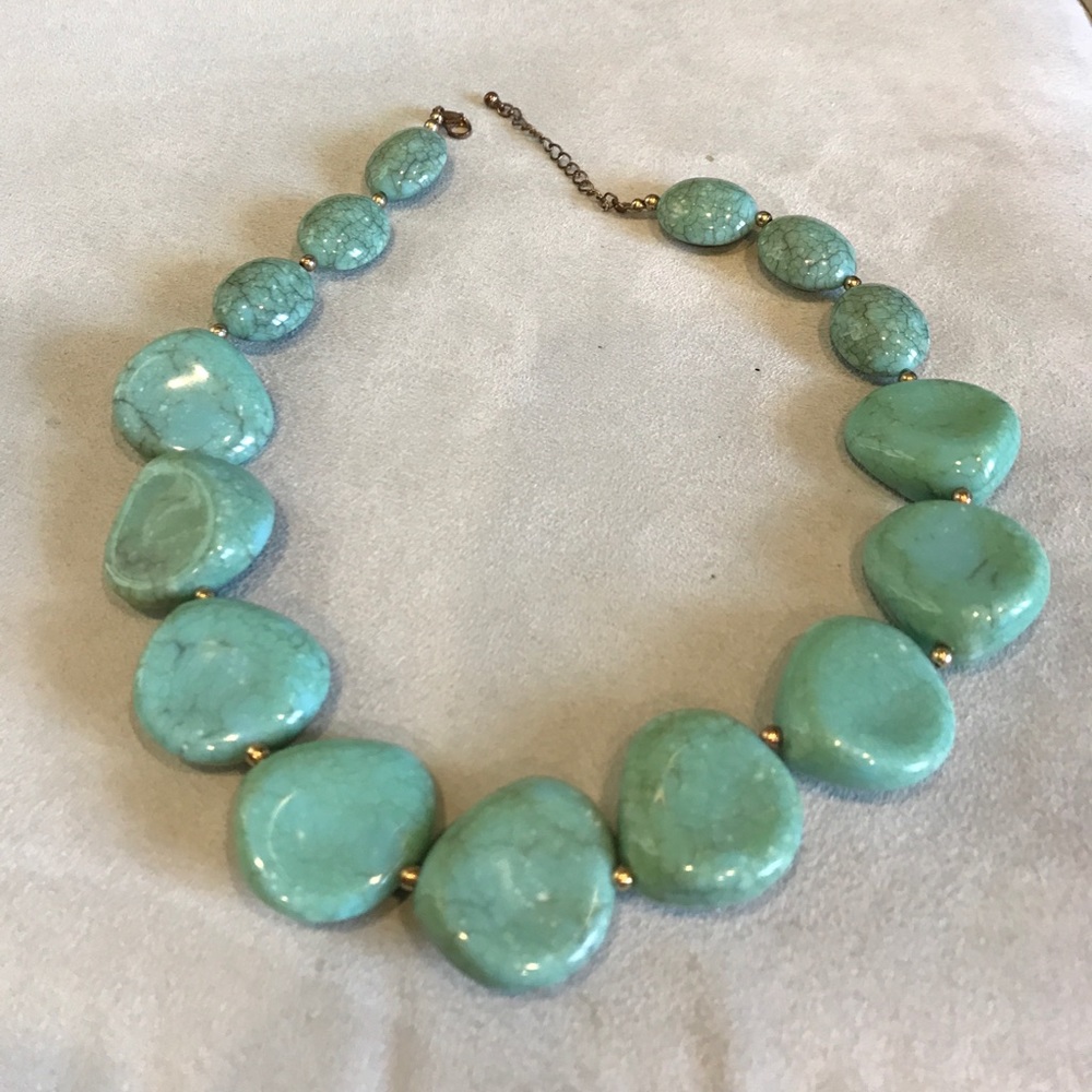 Real stone necklace