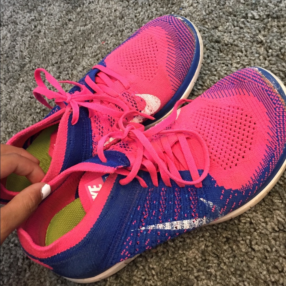 Vibrant colored gym shoes