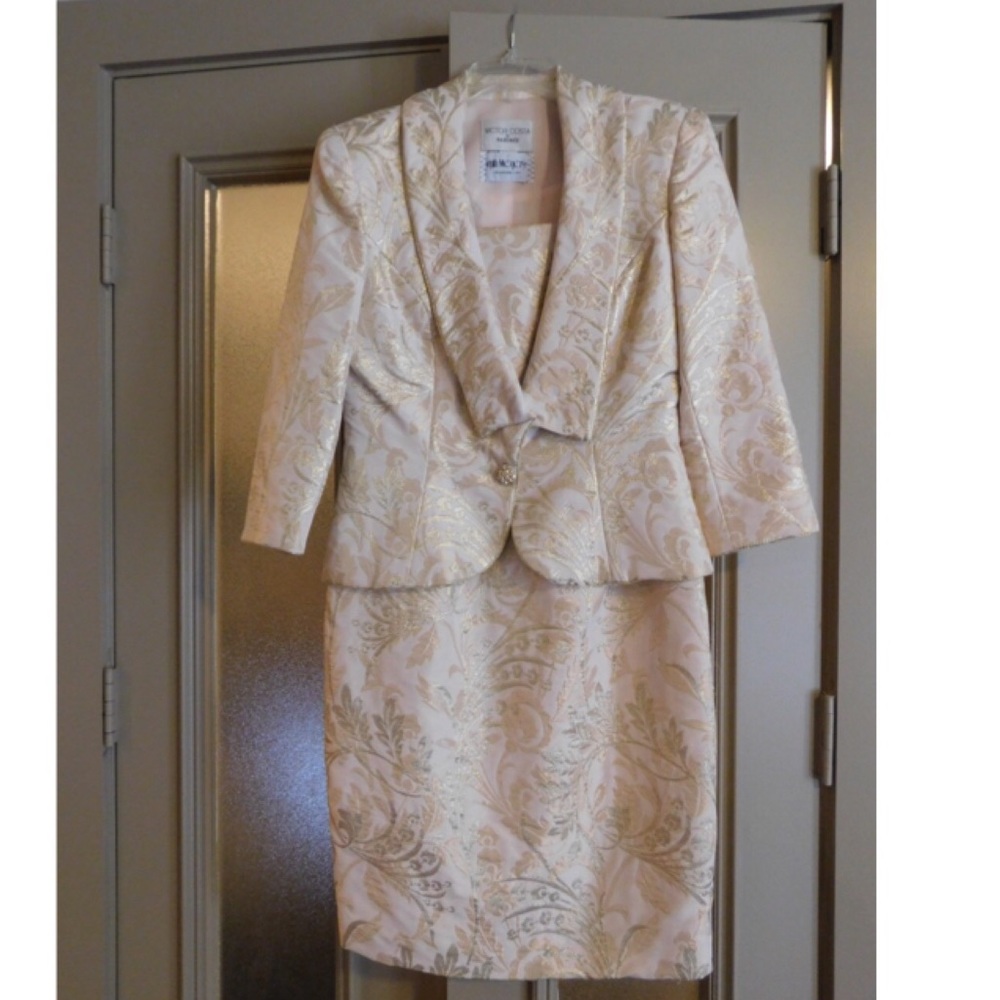 Victor Costa Matching Evening Dress and Jacket