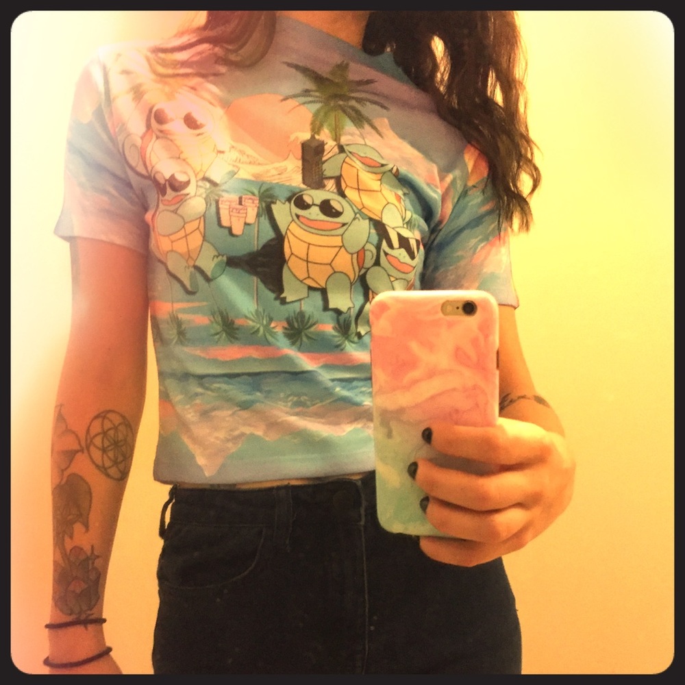 Squirtle Crop Top