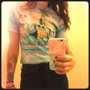 Squirtle Crop Top