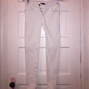 Zara White Skinny Jeans